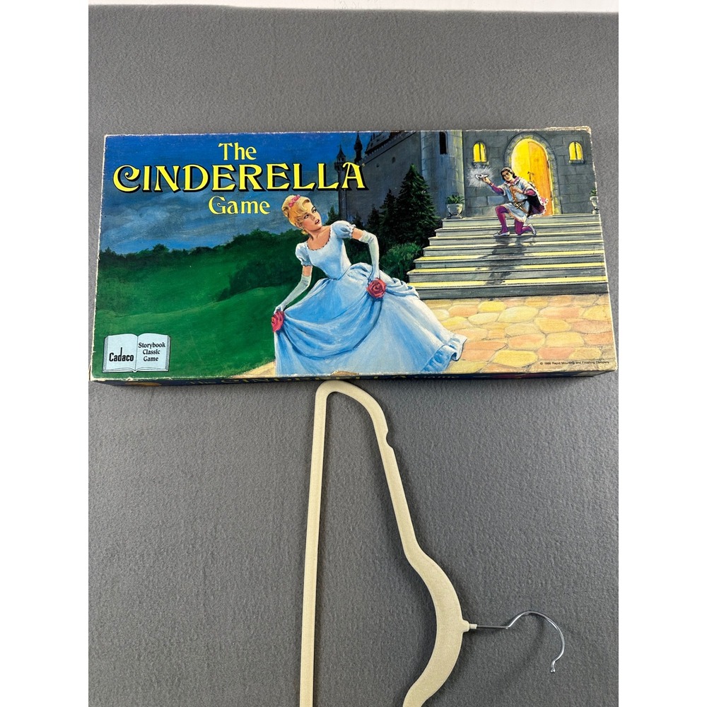 Vintage 1988 Cadaco The Cinderella Game Storybook Classic Board Game No 450